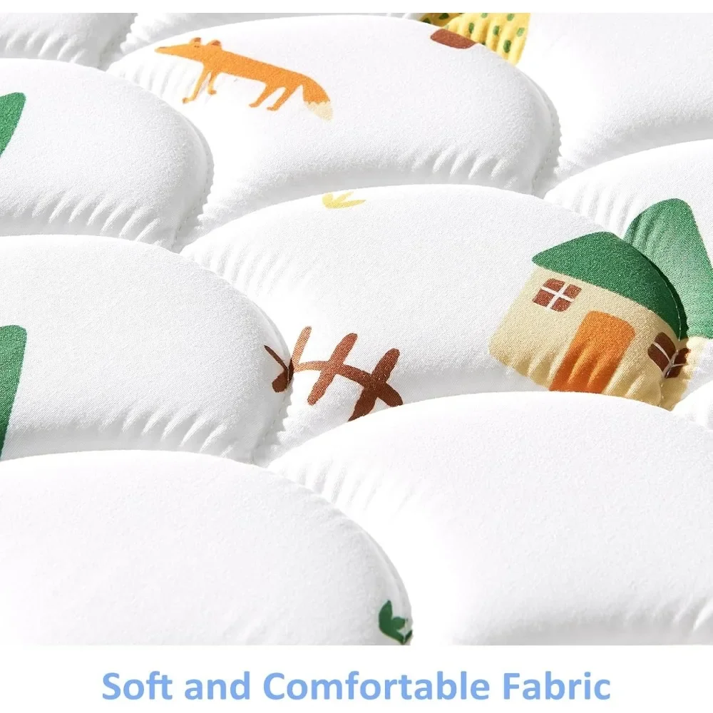 Mini Crib Mattress - Firm Support and Comfort Premium Foam,Noiseless and Odorless,Hypoallergenic Mini Crib Mattress