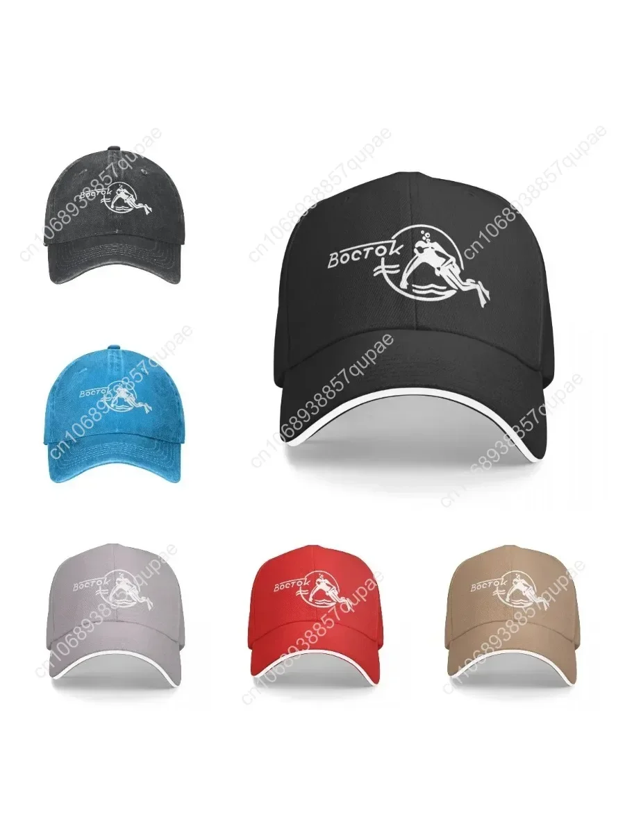 

Vostok Scuba Dude Trucker Cap Snapback Hat for Men Baseball Mens Hats Caps for Logo