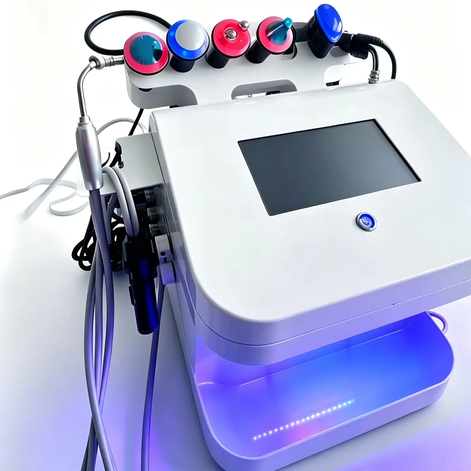 10 in 1 Deep Pore Cleaning Facial Cleansing Machine H2O2 Beauty Skin Dermabrasion Peel Oxygen Jet Beauty Equipment for Face Neck view 2