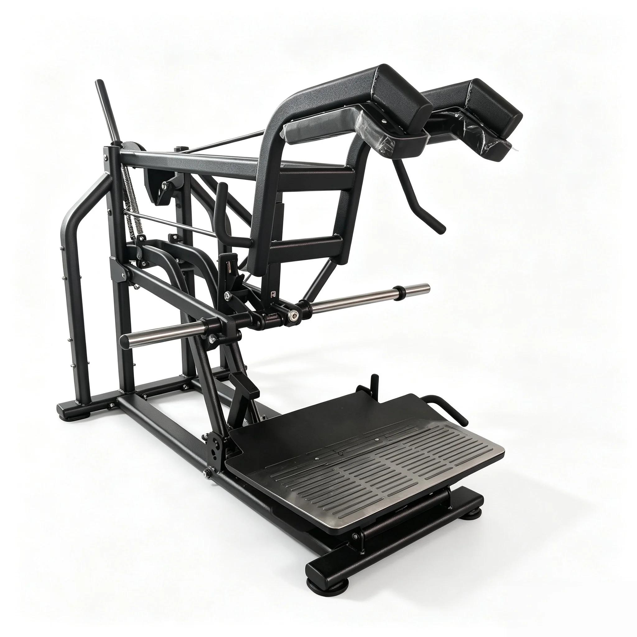 Made-in-China Heavy-Duty Commercial Fitness Equipment Super Hack Squat Strength Training Machine Powerful Squat Calf Safety