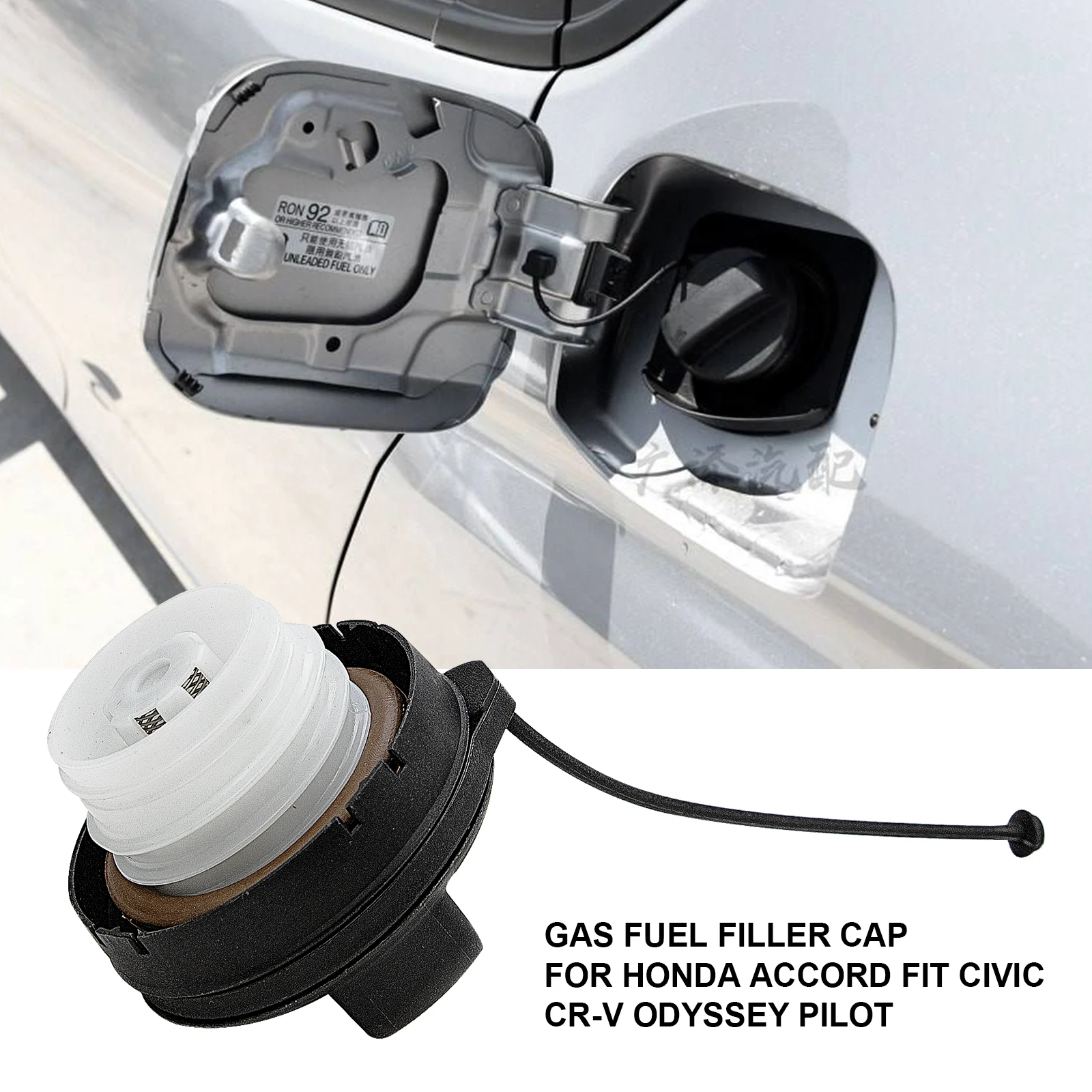 Tapa de tanque de combustible interior de coche, tapa de Gas para Honda Civic CR-V Accord Fit Odyssey HR-V Pilot Insight Crosstour 17670-TR0-A11 17670SNAA02