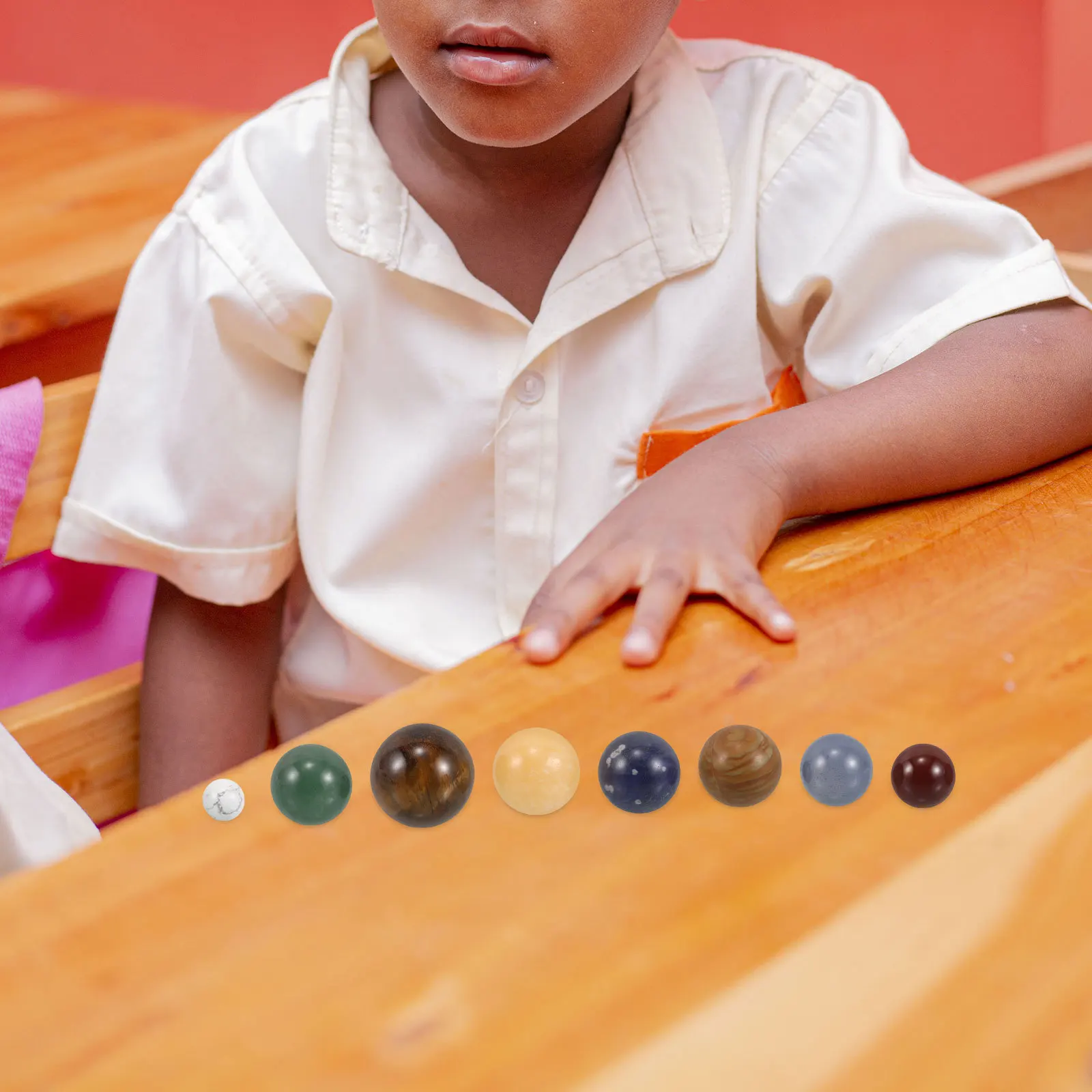 

1 Set Solar System Stone Educational For Kids Science Learning Decorative Kit Desk Office Home Decor Teaching