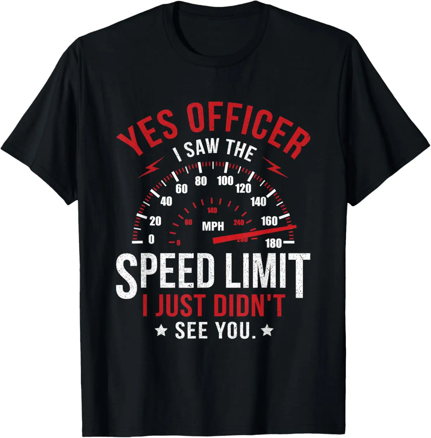 

Футболка Yes Officer Speeding Ticket для автомобильных энтузиастов и механиков