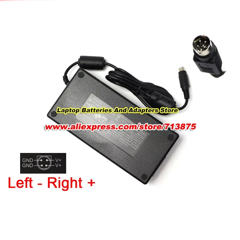 FSP180-AWAN2 AC Adapter 4726-01600002-50U 54V 3.34A 180W Power Supply Round with 4 Pins 9NA1803701 H00000489