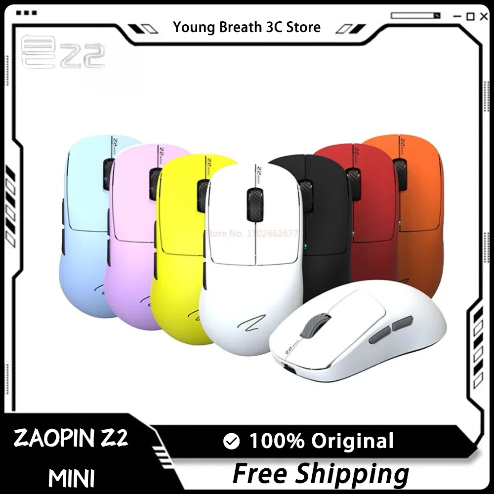 

Zaopin Z2 Mini Mouse PAW3395 Three Mode 4K Wireless Gaming Mouse Nordic 52840 Lightweight Mice Custom PC Gamer Accessories Gift