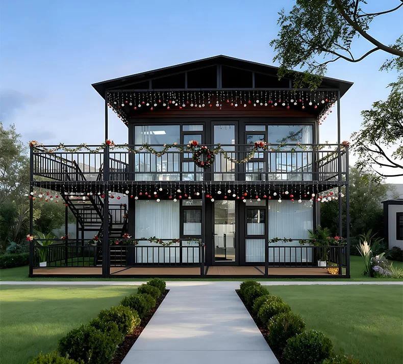 Quick Assemble Expandable Container House Waterproof Fireproof Sandwich Panel Prefabricated Mobile Office Cabin for Sale