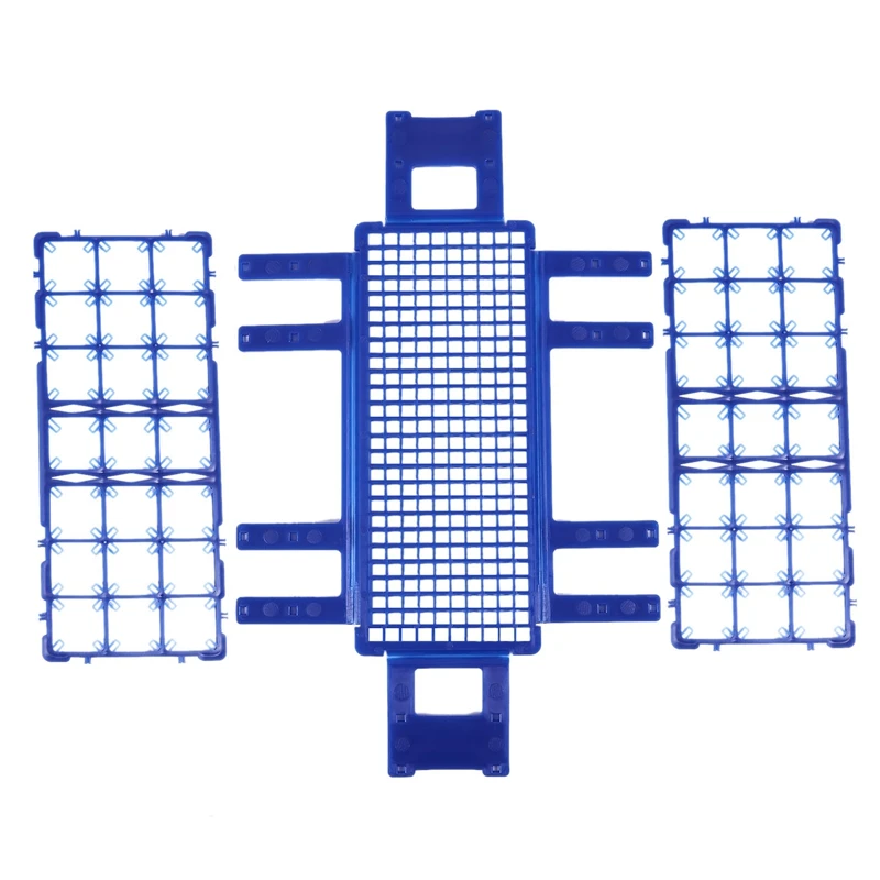 Suporte de rack de caixa de plástico azul superior com 21 furos para tubos de centrífuga de 50ML