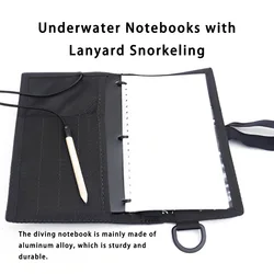 Diving Wet Notebook Book Notebooks with Lanyard Snorkeling Supply