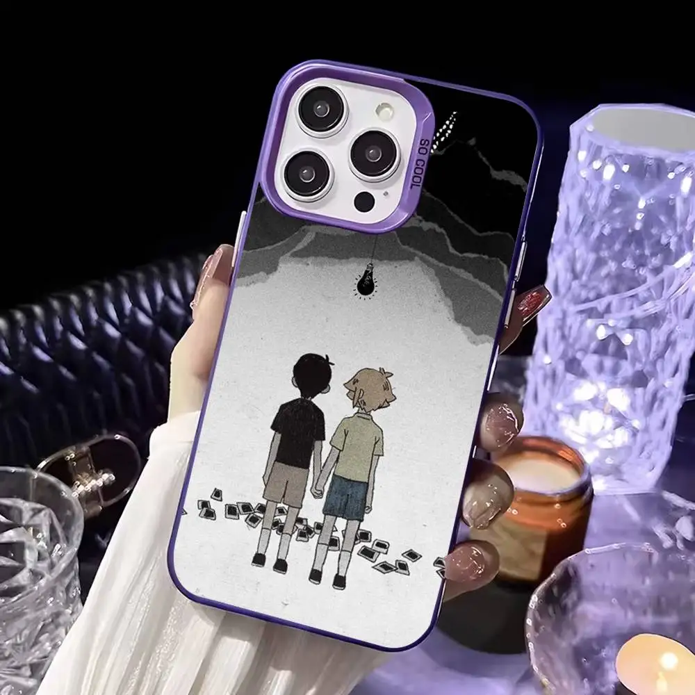 حافظة هاتف ألعاب O-Omori لهاتف iPhone17,16,15,14,13,12,11,Mini,Pro,SE,MAX,plus,Purple Matte غطاء سيليكون #6