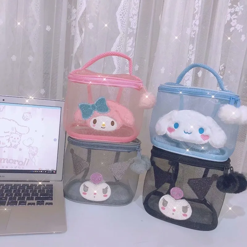 

Cinnamoroll My Melody Anime Kawaii Sanrio Swimming Storage Handbag Cute Travel Cosmetics Handbag Decoration Gifts for Girls