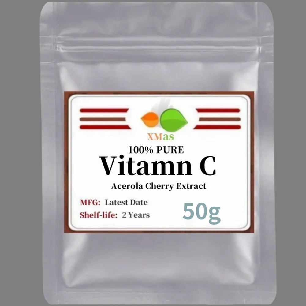 50g-1000g 100% Ascorbic Acid Acerola Cherry Extract Powder Vitamin C Powder Whitening Skin Care Mask