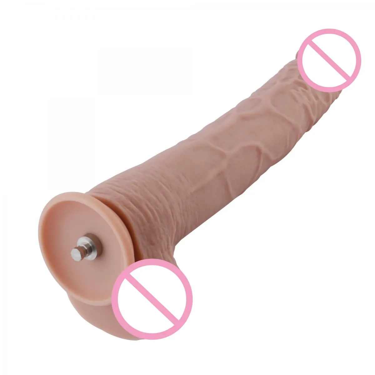 قضيب اصطناعي من السيليكون بطول 11.8 بوصة مع نظام KlicLok لآلة الجنس Hismith قضبان اصطناعية ناعمة مرنة على شكل حرف G مع عمود منحني