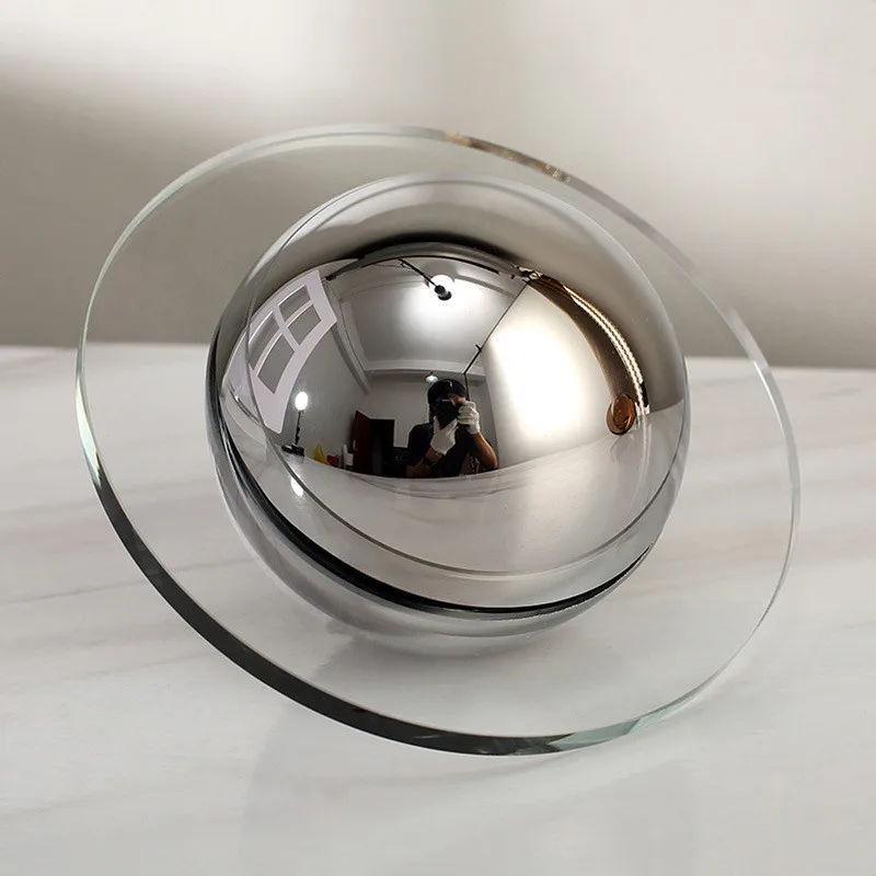 Glass jewelry geometric spherical butterfly crystal ball planetary splicing ball handicraft decoration statue home decoration