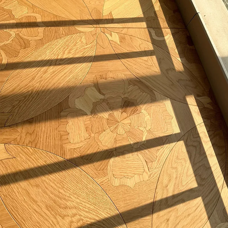 Parquet floor Square parquet floor Princess Anne 600 * 600 parquet floor 15mm