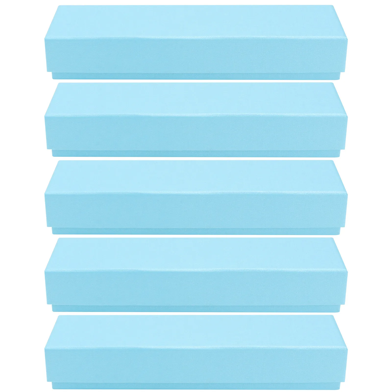 

5Pcs Student Stationery Case Thickened Paper Pencil Box Multi-Functional Storage Organizer Safe Protective Inner for Pens