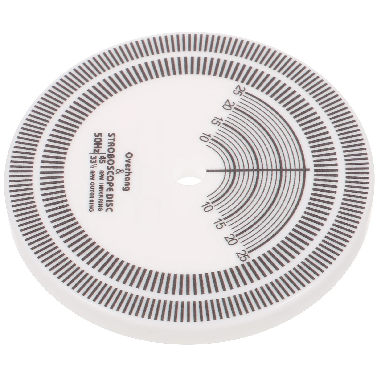 

Vinyl Record Speed Tester Calibration Disc for Turntable Accuracy Anti-Slip Gauge for Checking Rotation Speed and