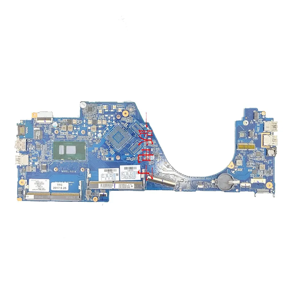 USED LAPTOP MOTHERBOARD 903705-001 DAG31AMB6D0 FOR HP 14-AL with SR2ZW i3-7100U Fully Tested and Works Perfectly