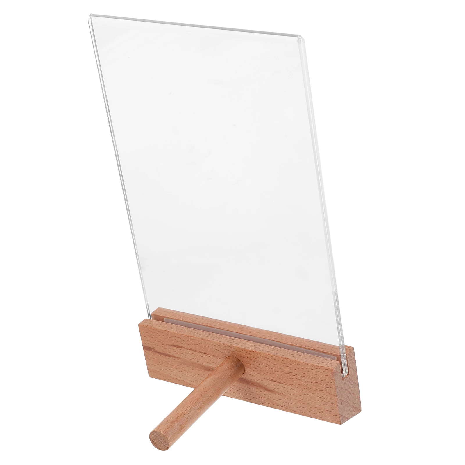

A6 Acrylic Holder Certificate Display Rack Photocard Stand Base Lightweight Sign Holder With Base Stable Placement