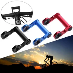 Bicycle Handlebar Extender Clamp Mount Carbon Tube Aluminum Alloy Mount MTB Bike Cycling Headlight Support Rack Accessories