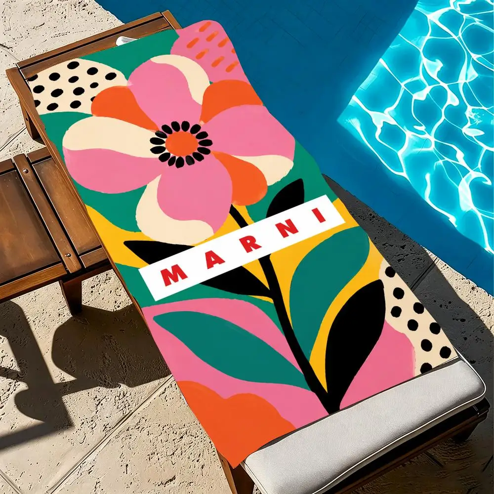 Fashion Brand M-MARNI Towel Towel beach towel, quick drying absorbent bath towel for Swim,Gym,Camping,Outdoor hot