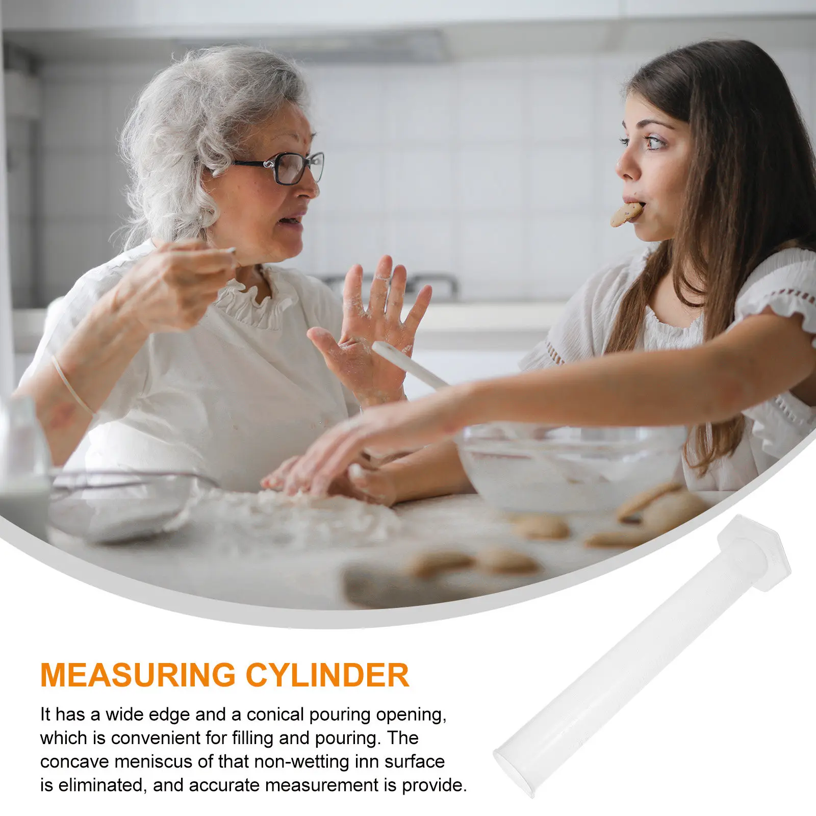 250Ml Transparent Food-Grade Polypropylene Graduated Measuring Cylinder for Use Heavy-Duty Autoclavable Plastic