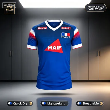 New Volleyball  T-shirt France Fan Style Training Jersey Breathable Quick Drying Adult Sportswear 3D Print Parent-child Tee