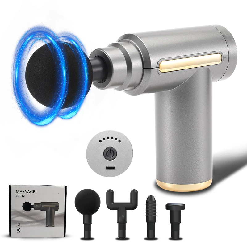 

Type C Charger Handheld Body Relaxation Tool Head and Muscle Massage Device with Music ABS Material Massager