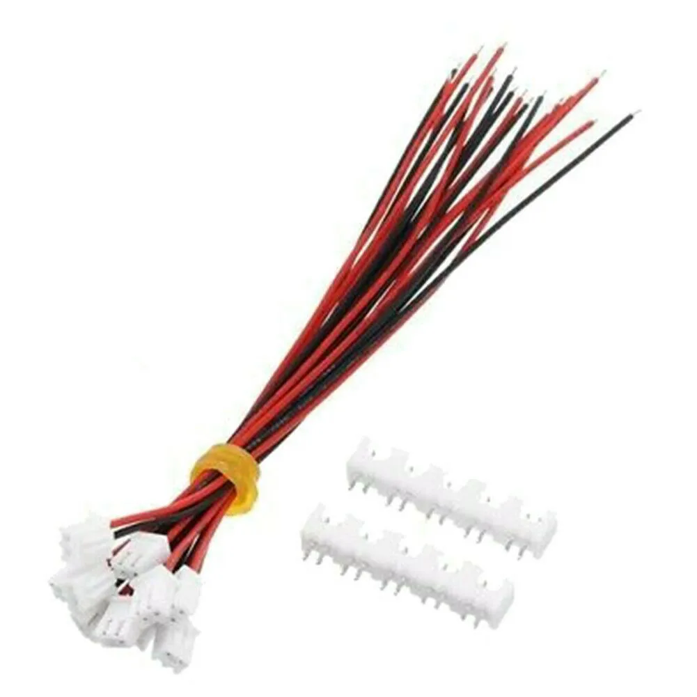 Set of 10 For JST XH 2 54mm 23 pin cable connectors male female sockets with wire 24AWG for electronic assembly
