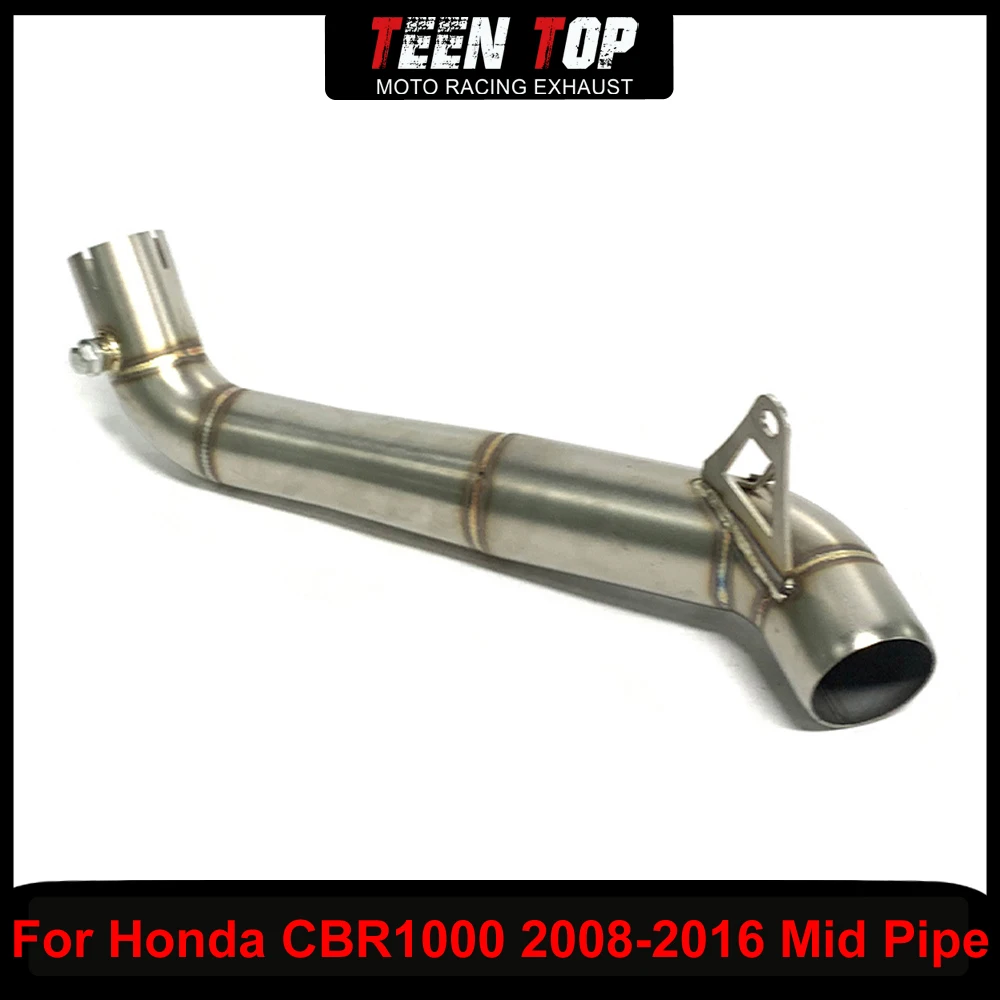 

For Honda CBR1000 Middle Link Pipe Stainless Steel Motorcycle Mid Side Connection Pipe cbr1000 2008-2016 Exhaust Pipe 60mm