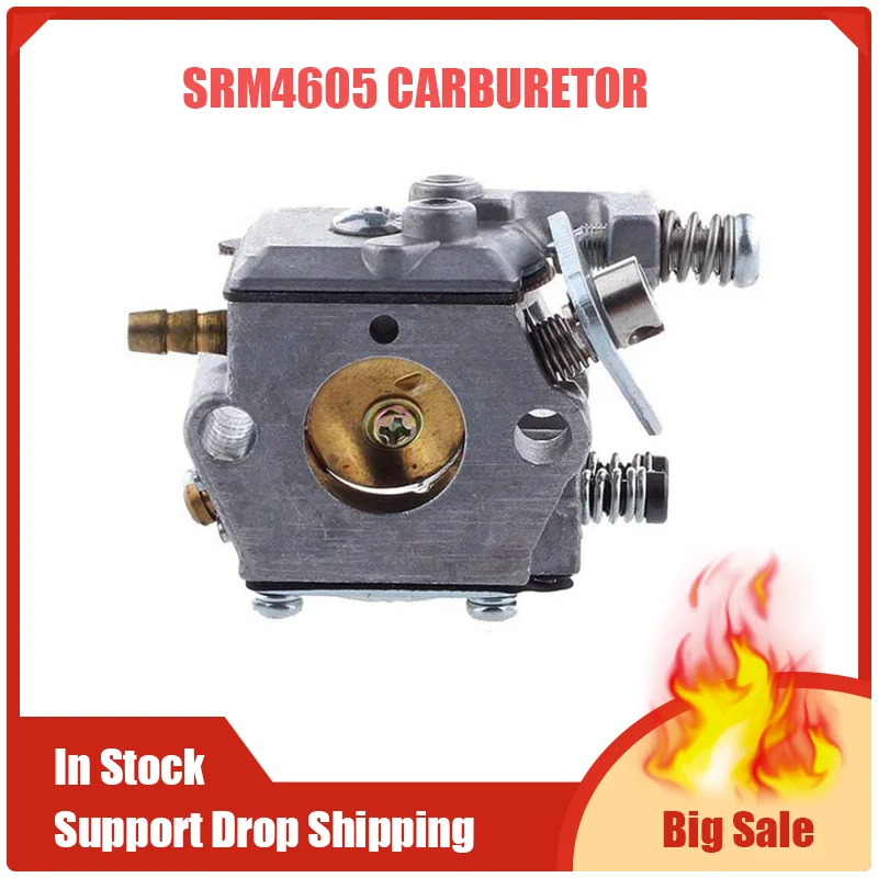 

Srm4605 Carburetor Fits for Echo Srm-4605 4600 3800 Strimmer Carb Ay Brush Cutter Carb Asy Carburettor for Walbro Wt-120