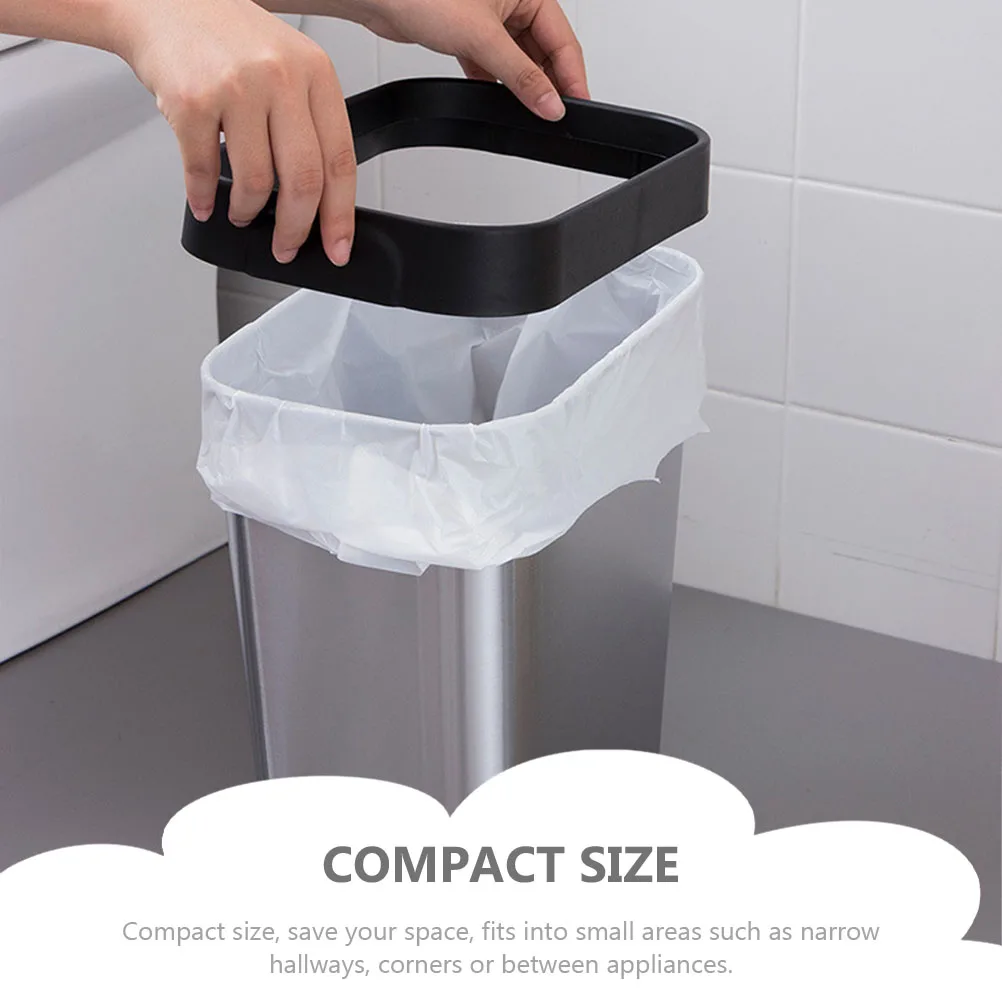 

Stainless Steel Trash Can With Pressing Ring For Home Office Hotel Coffee Shop Waste Storage Bin Rubbish Container