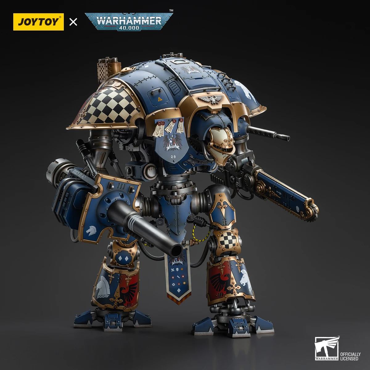 Przedsprzedaż JOYTOY Warhammer 40K Imperial Knights House Terryn figurka rycerz Paladin Anime figurka wspólny ruchomy Model zabawki