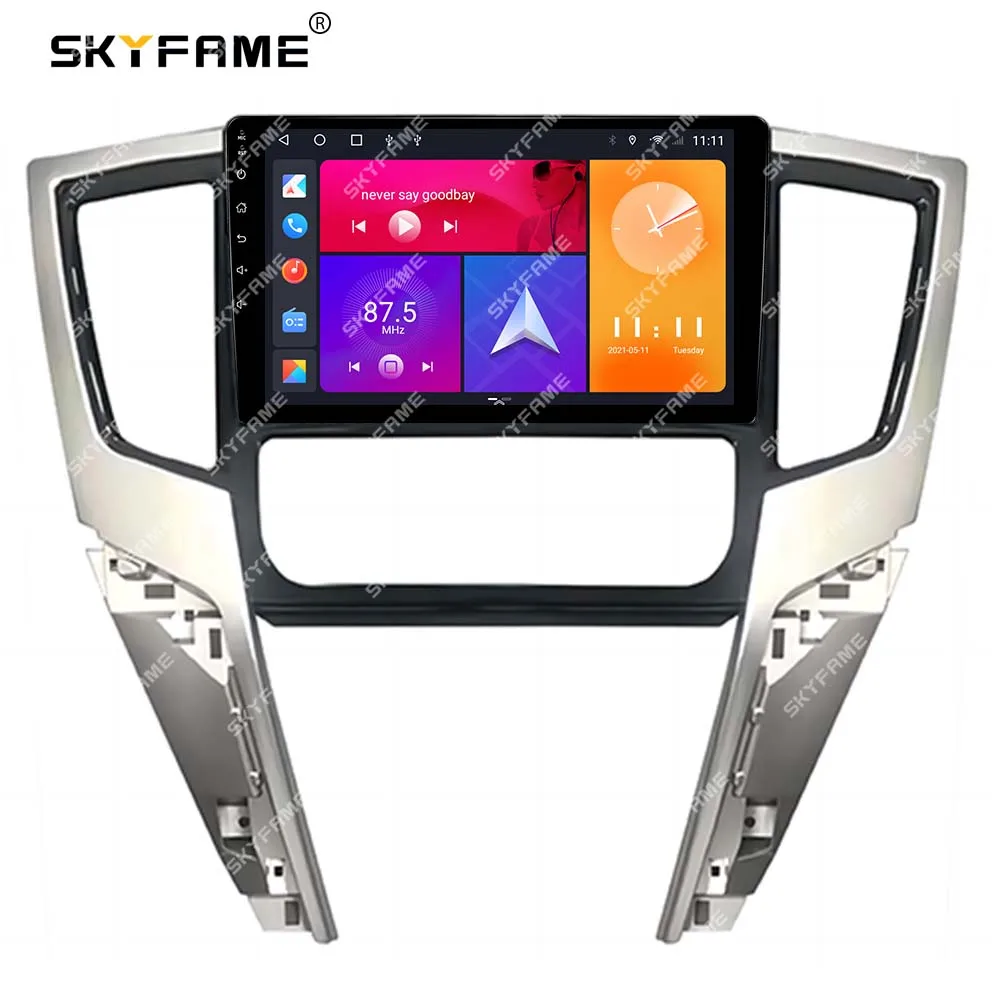 SKYFAME Car Frame Fascia Adapter Android Radio Dash Fitting Panel Kit For Mitsubishi Triton L200