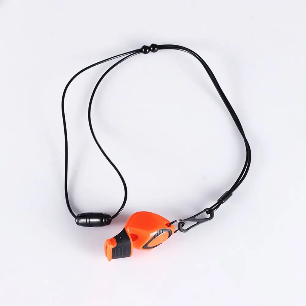 

1Pcs Black Whistle Lanyard High Quality PVC Long Lanyard Whistle Strap Multipurpose Outdoor Accessories