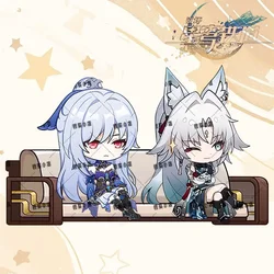 Honkai:Star Rail Feixiao Moze Live Broadcast Guest Or Host Magnetic Sofa Sitting Character Acrylic Fridge Sticker Desk Ornaments