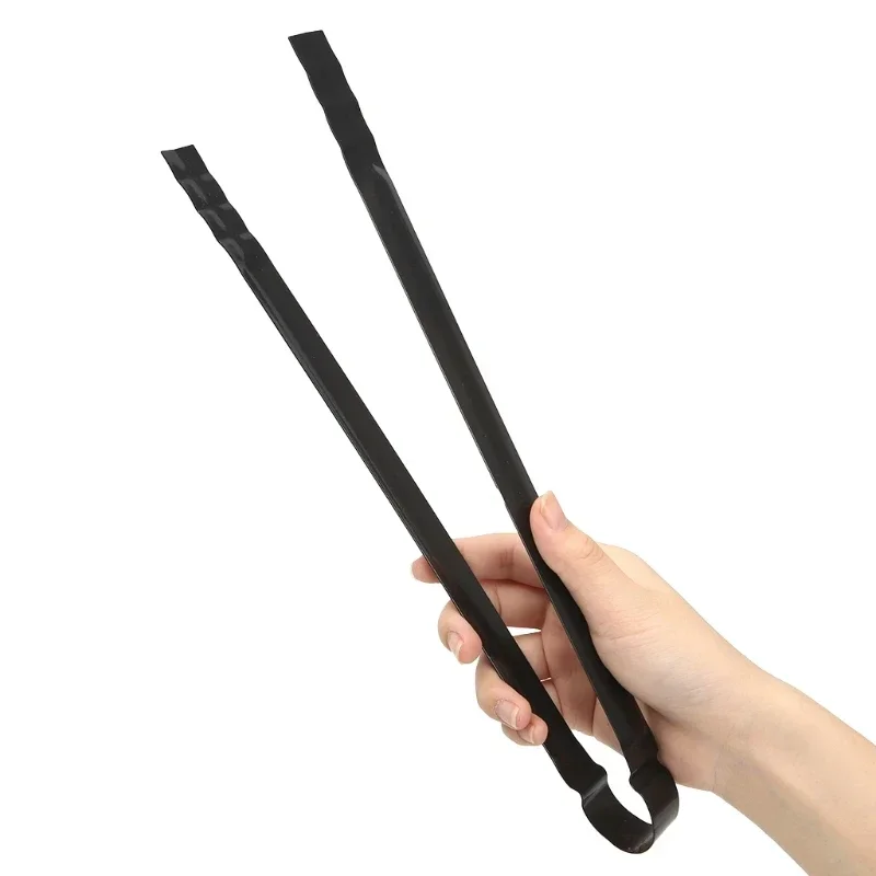 Barbecue Charcoal Tong Charcoal Grill Poker Fire Tongs Stainless Steel Barbecue Tongs Picker Tool Outdoor Camping Cooking Tool