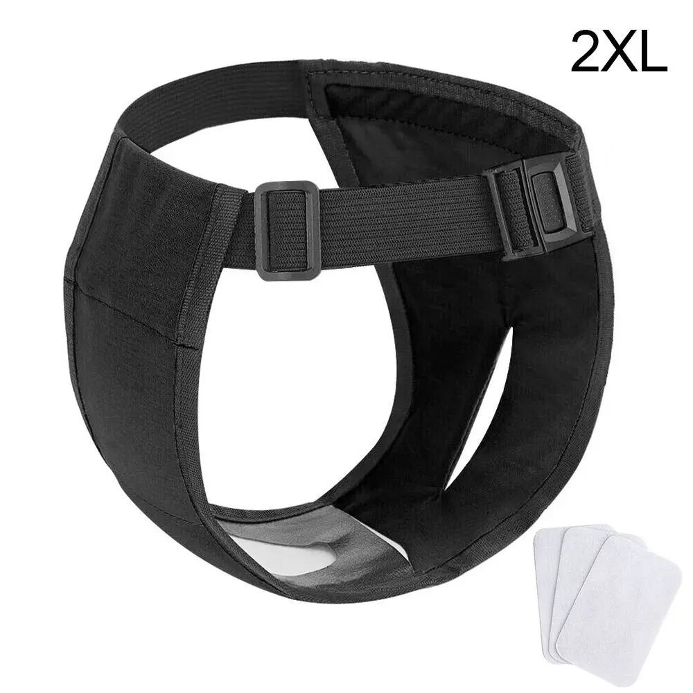 Adjustable Easy To Wear Underwear Briefs With 3 Diapers Physiological Pants Pet Sanitary Pants Dog Shorts Panties