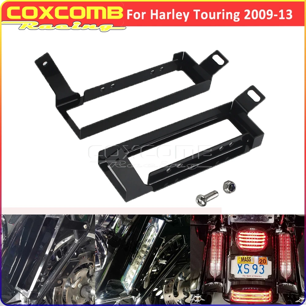 

Motorcycle Saddlebag Panel Bracket Iron For Harley Touring FLHTCU FLHTCUSE FLHR FLHRC Tri Glide Ultra Classic FLHTCUTG 2009-2013
