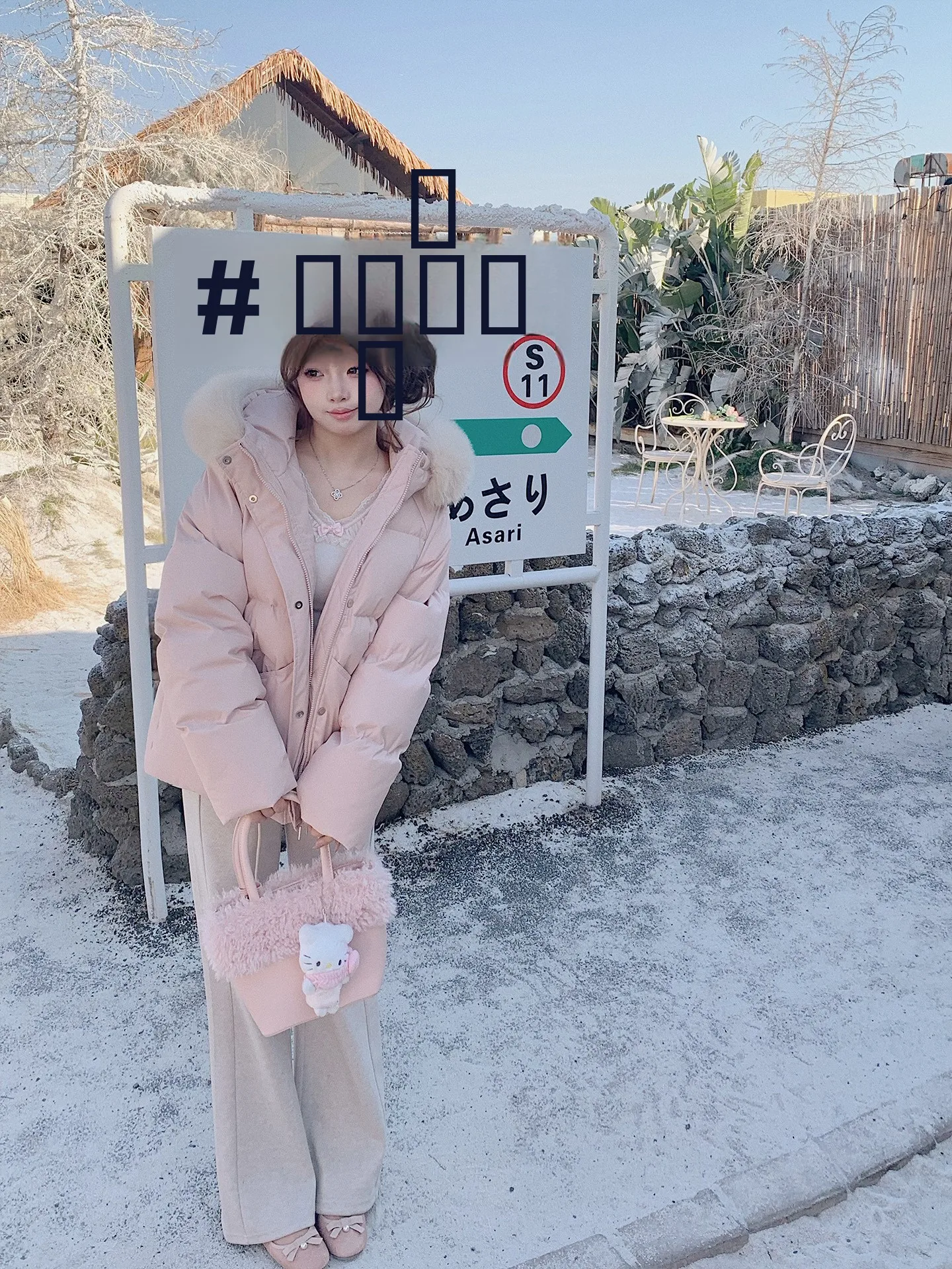 

aph Winter on 90 White Du down Fur Lined Loose Hooded Jaet Warm Outerwear Casual Sle Zipper Closure Long Sve