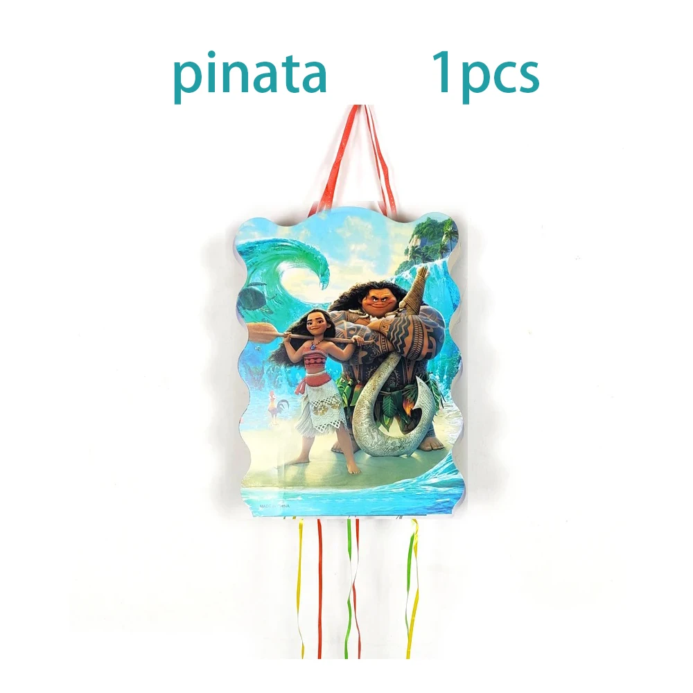 1pcs/lot Moana Maui Theme Kids Girls Favors Pinatas Happy Birthday Events Party Baby Shower Decorations DIY Pinata