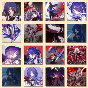 Anime Acheron Papelaria Adesivos, Honkai Estrela Ferroviário Adesivo, Desenhos animados do estudante, Arte Kawaii, À Prova D 'Água Graffiti Decorar