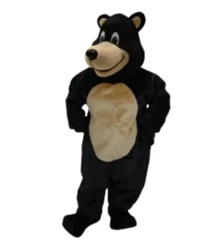 New Adult Hot Sale Foam Bongo Black Bear Doll Fancy Cartoon Mascot Costume Plush Christmas Fancy Dress Halloween Mascot Costume
