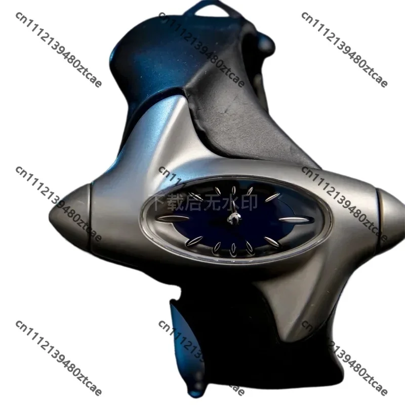 Niche Futuristic Alien Inspired Unique Dial Design, Fashion Minimalist TimepieceCreative Casual Daily Wear Fashion Watch for Men