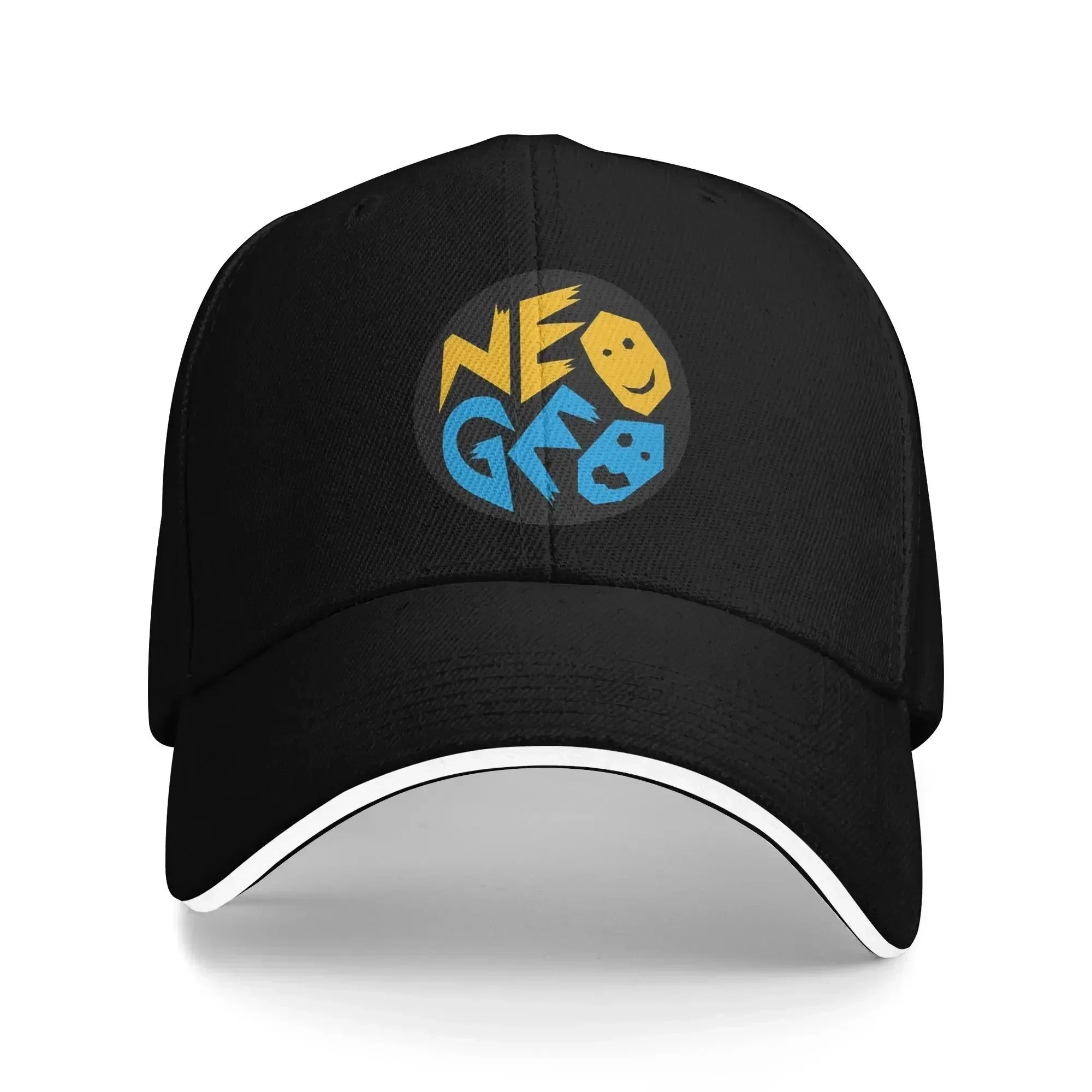 New Neo Geo Logo Cap Fashion Casual Baseball Caps Adjustable Hat Hip Hop Summer Unisex Baseball Hats Customizable Polychromatic