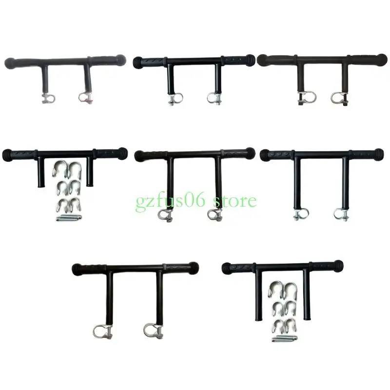 

D5QF Double Tube Strollers Handle Extension Bar Comfortable Push Easy Installation