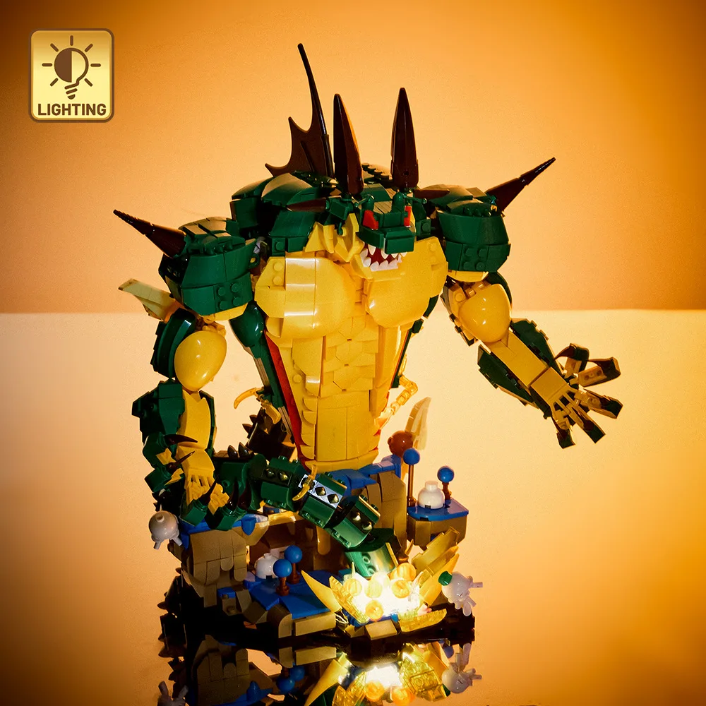 

IN STOCK MOC Creativity Anime Shenlong Building Blocks Model Dragon Bricks Assembling DIY Children's Toys Christmas Gift Sets