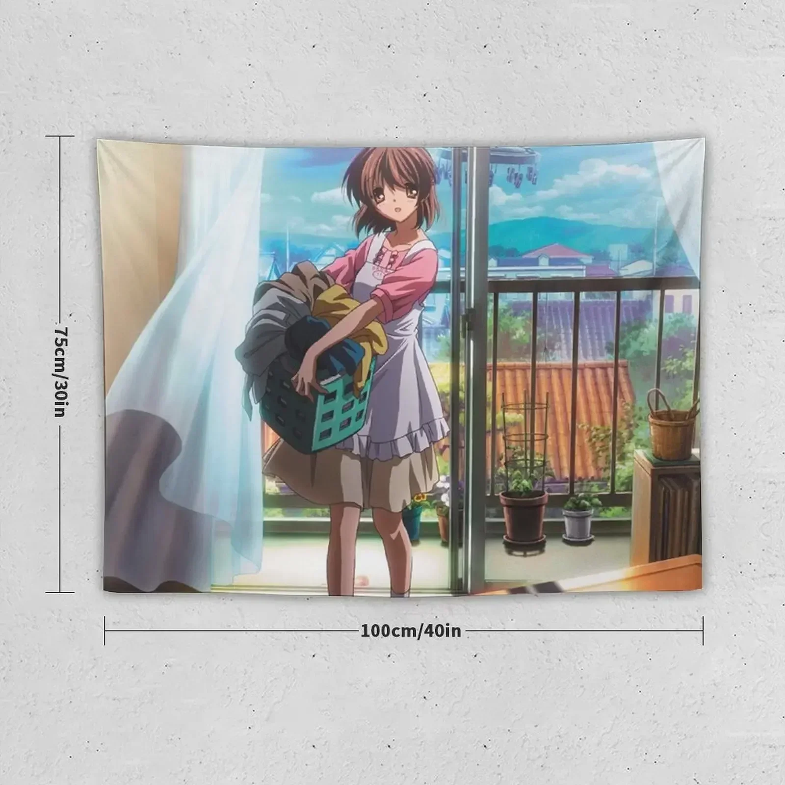 Clannad - After Story Tapestry Aesthetic Home Decor Tapete For The Wall Home Decorations Decor For Room Tapestry