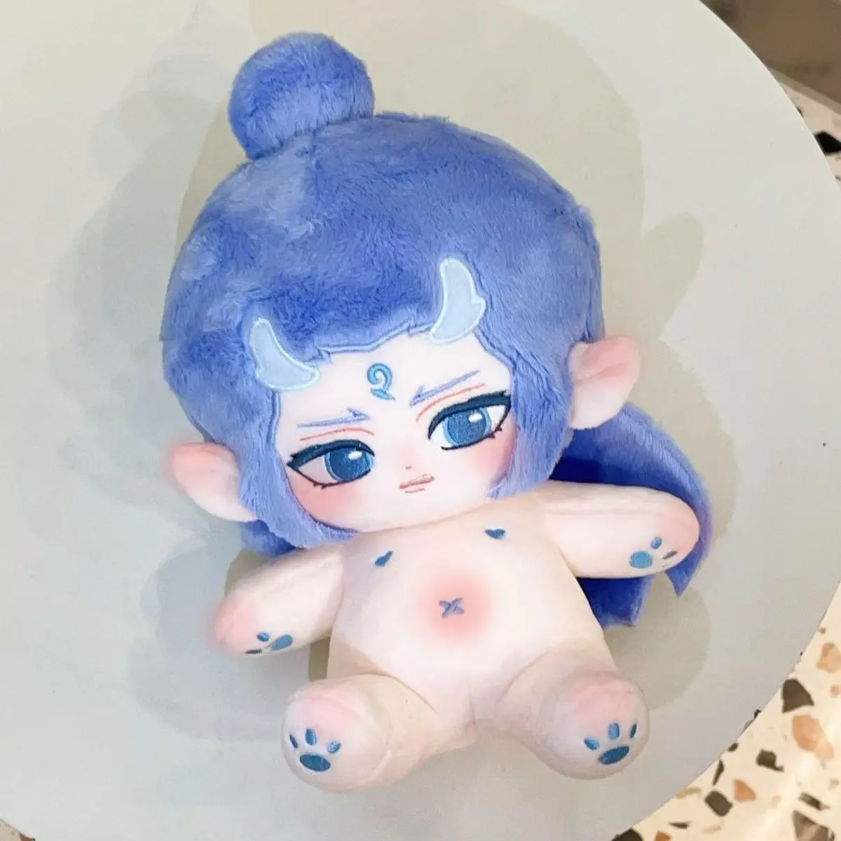 20cm Anime Nezha 2 Nezha Aobing Aorun Aoguang Animation Peripheral Plush Doll Chinese Fairy Tales Cotton Doll Cute Gift Toys