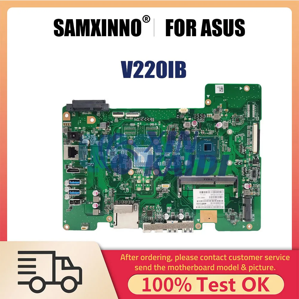 

Laptop Motherboard For ASUS V220IB Notebook Mainboard With N3700 CPU Systemboard 100% Tested OK