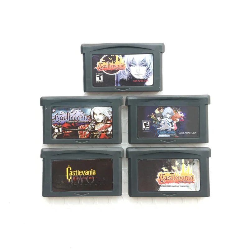 Write  Castlevania Series Harmony Aria Sorrow Card Cartridge for GBA SP NDS NDSL English console Tool